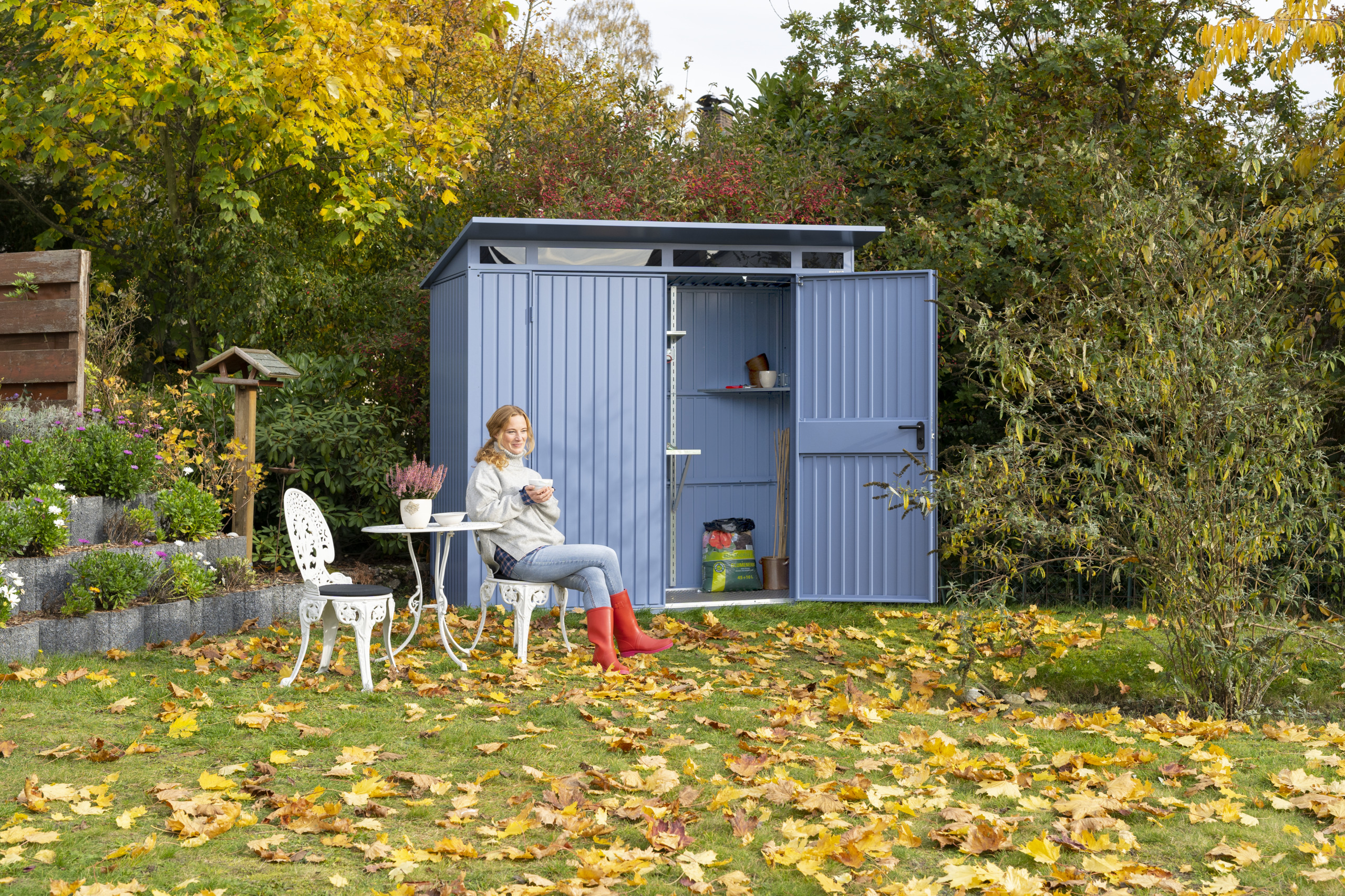 Abri de jardin en métal - Gamm vert